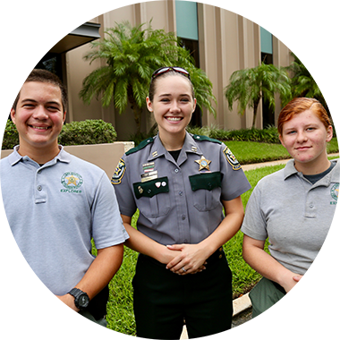LCSO youth programs such as Explorers, Teen Driver Challenge and Project Kid Connect